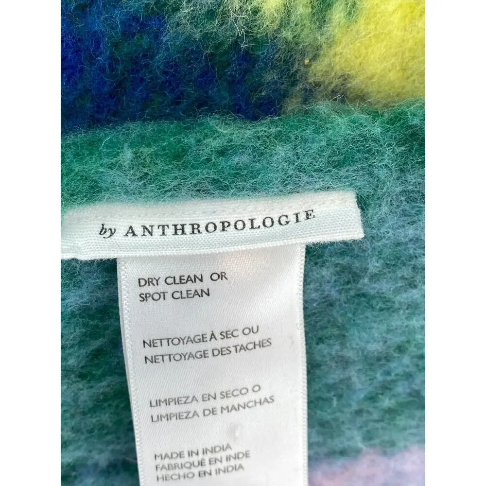 Anthropologie blanket tartan